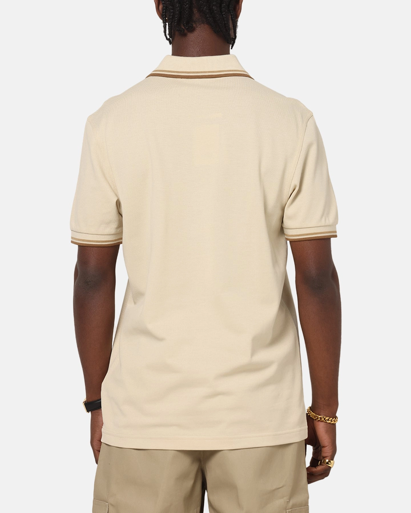 Performance Polo SweatResistant Inner Layer Fred Perry Twin Tipped Polo Shirt Oatmeal