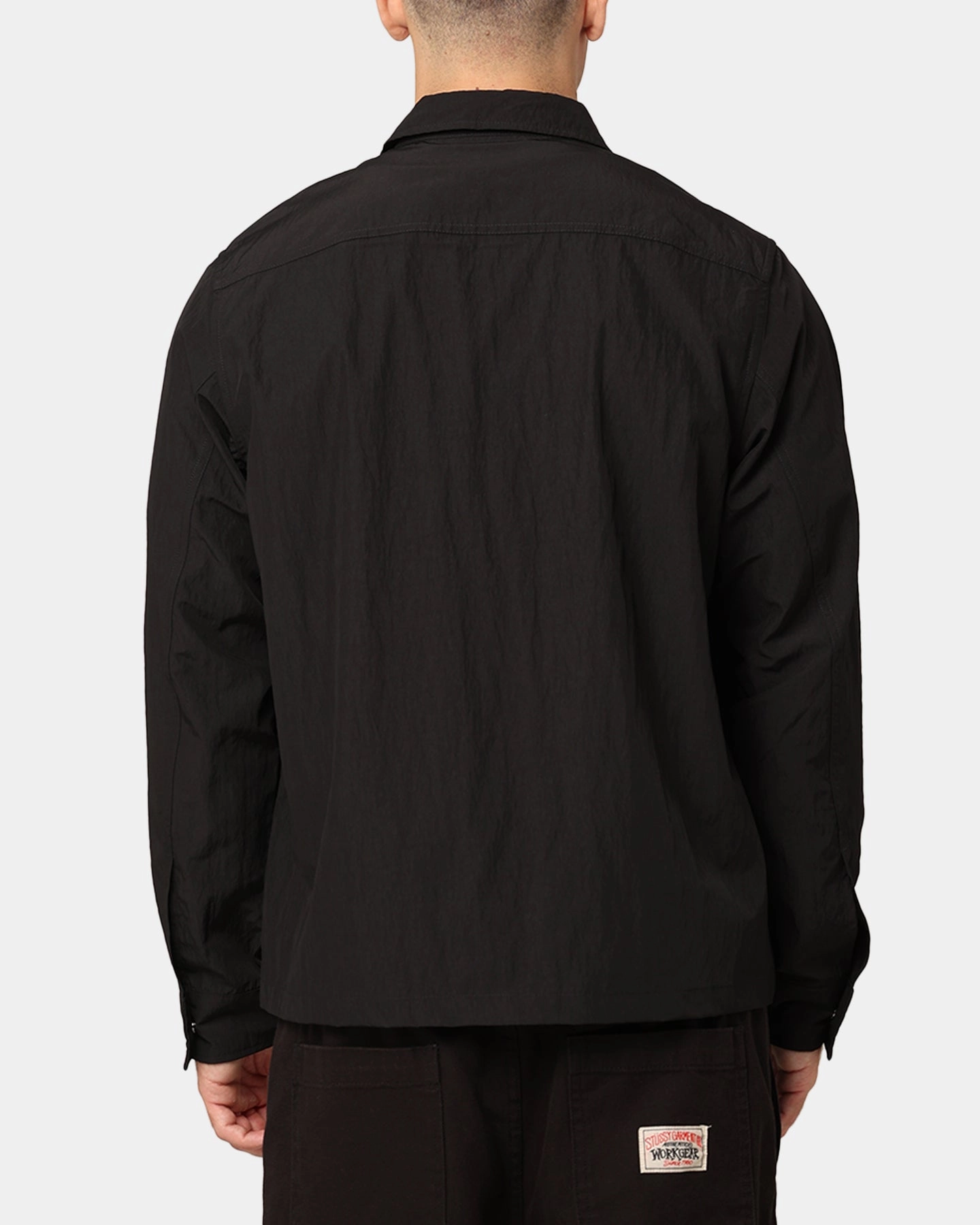 High Visibility Elements Fred Perry Zip Overshirt Jacket Black