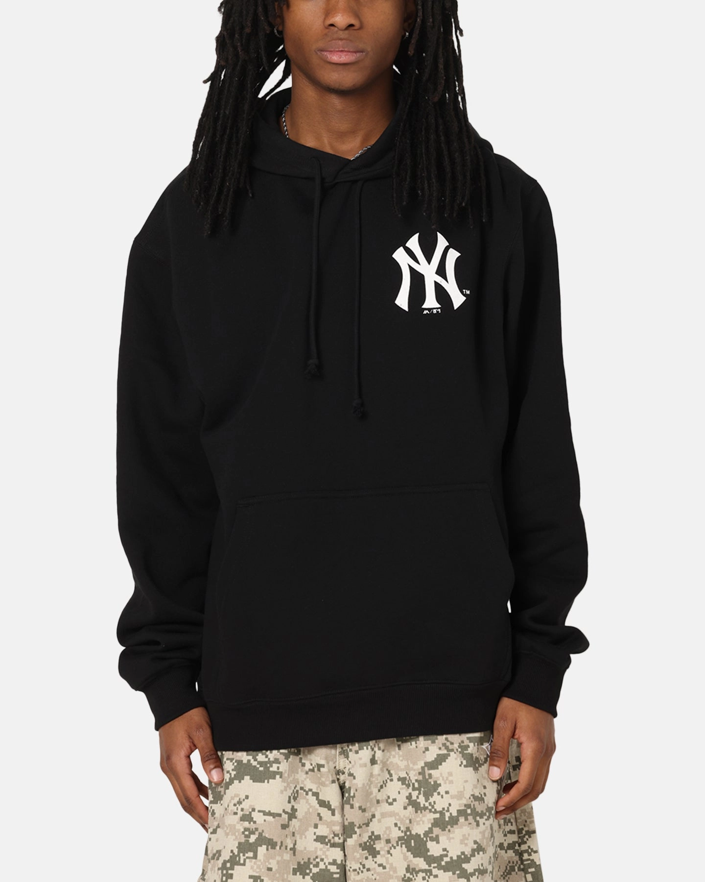 Majestic Athletic New York Yankees Champs Serial Mono Hoodie Black Daily Style