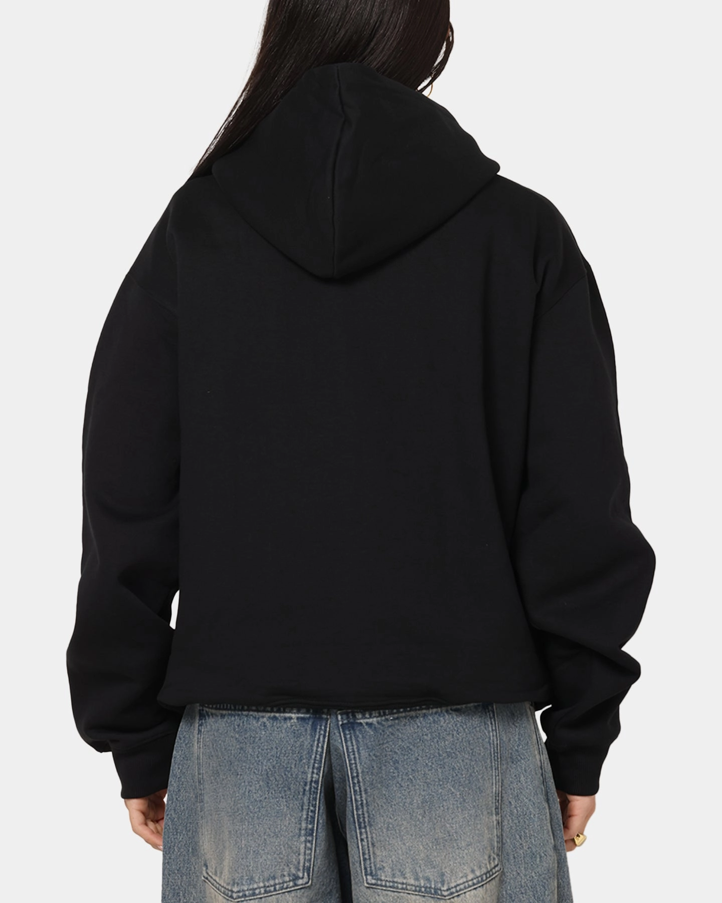 X-Large Mark Zip Through Hoodie Black solo adventure