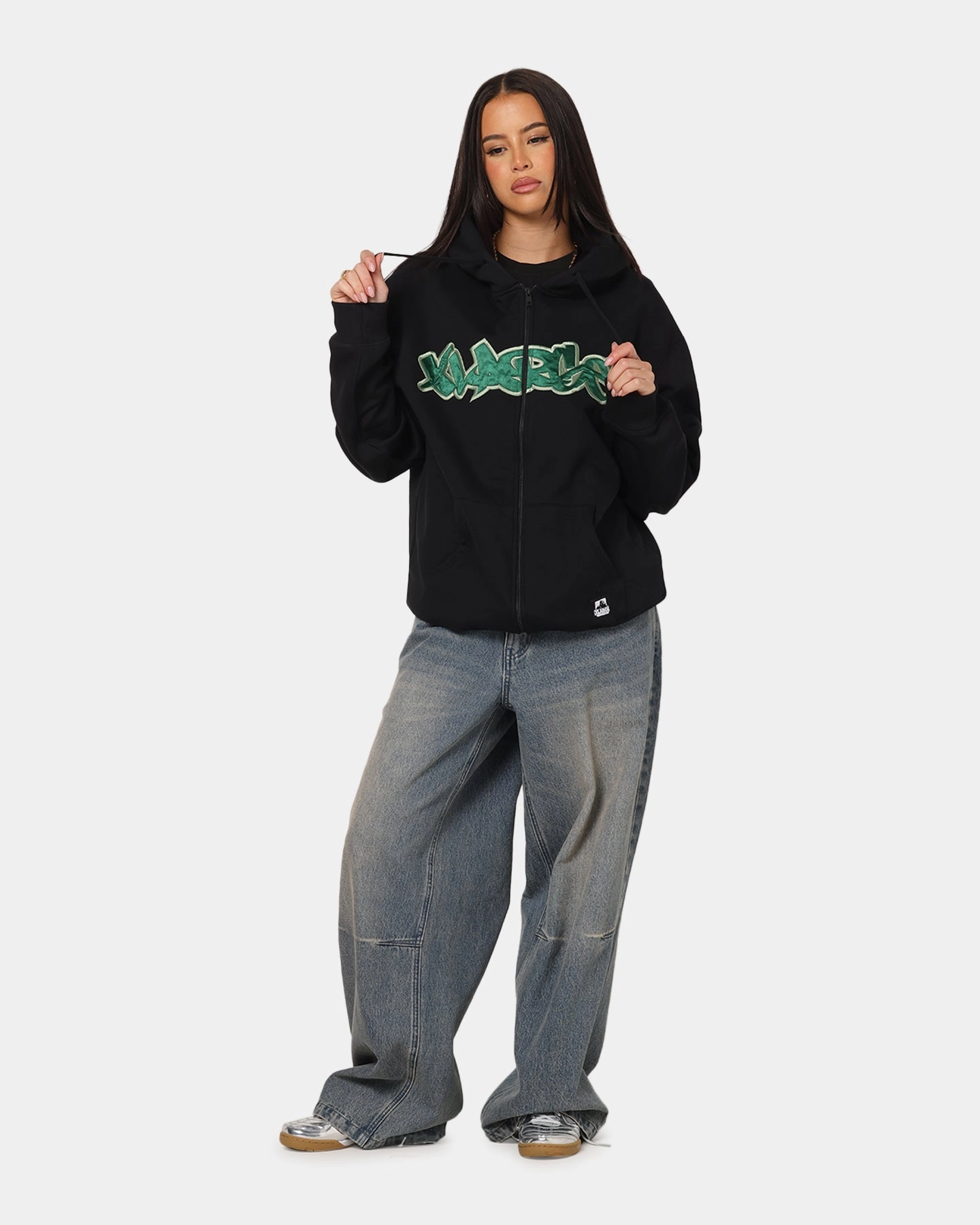 X-Large Mark Zip Through Hoodie Black Anti Static Lining Non Restrictive Fit