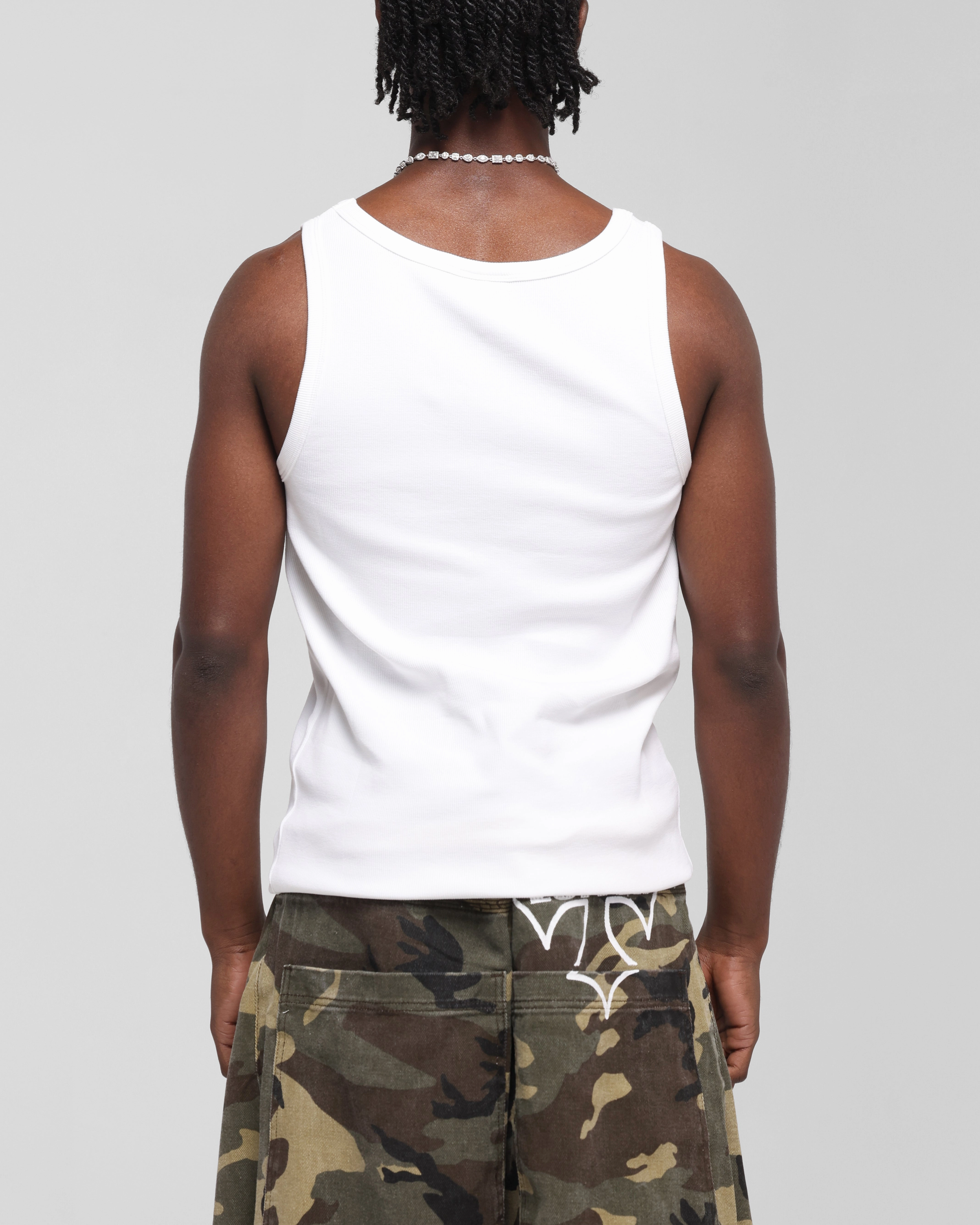 Loiter Gothic Tank Off White Classic Look Essential Piece