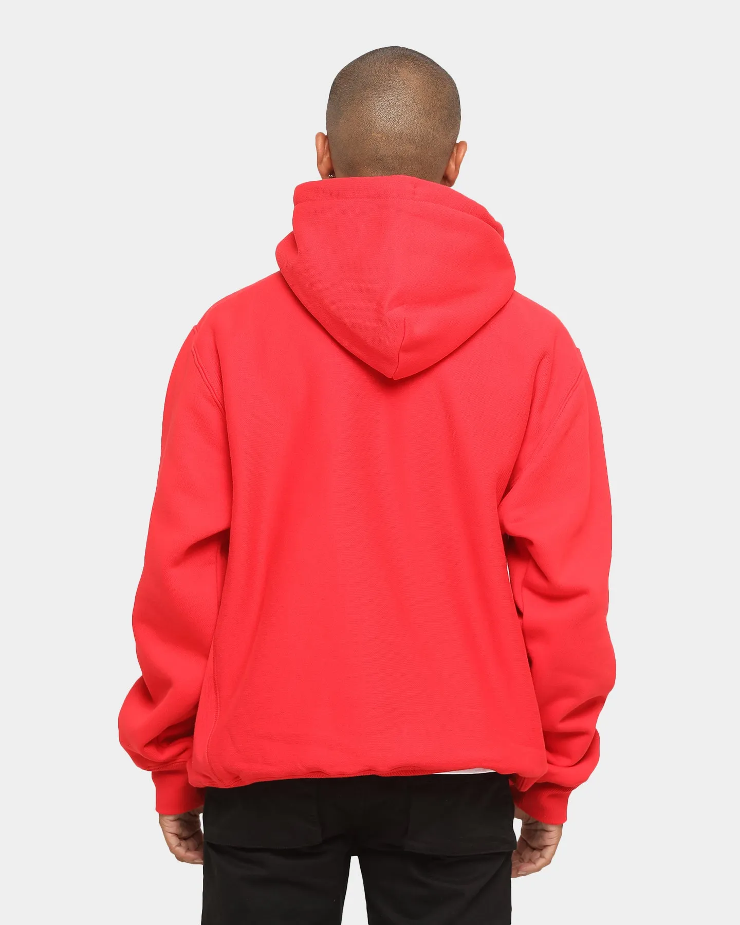 Champion Champion x Culture Kings Rev Weave Hoodie Red/Gold All Weather Protection Goods