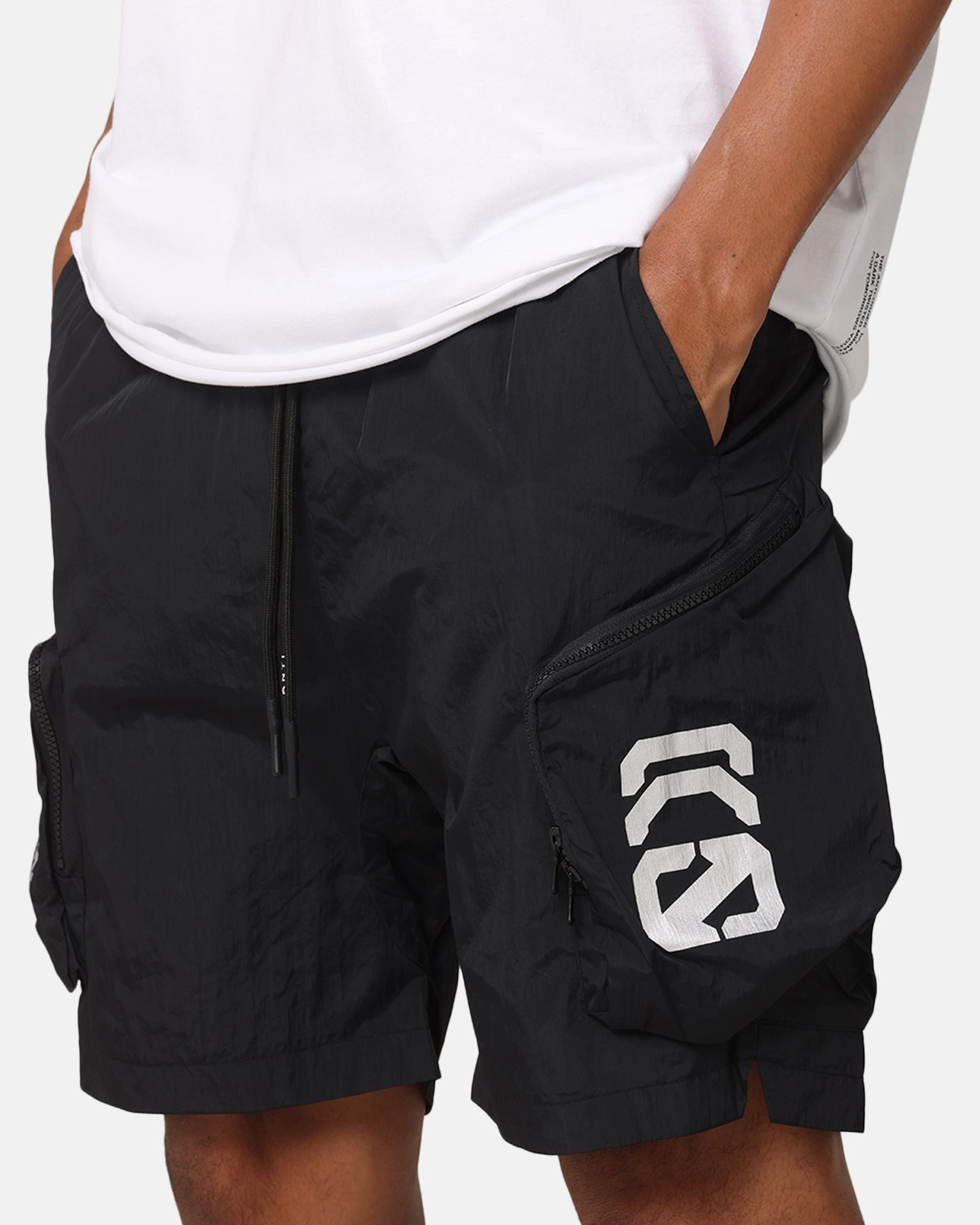 Cargo Pockets Compact Storage Pocket The Anti Order Faction Technical Shorts Black