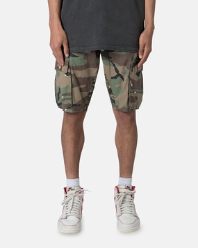 FasteningLoops Anorak MNML Panelled Cargo Shorts Camo