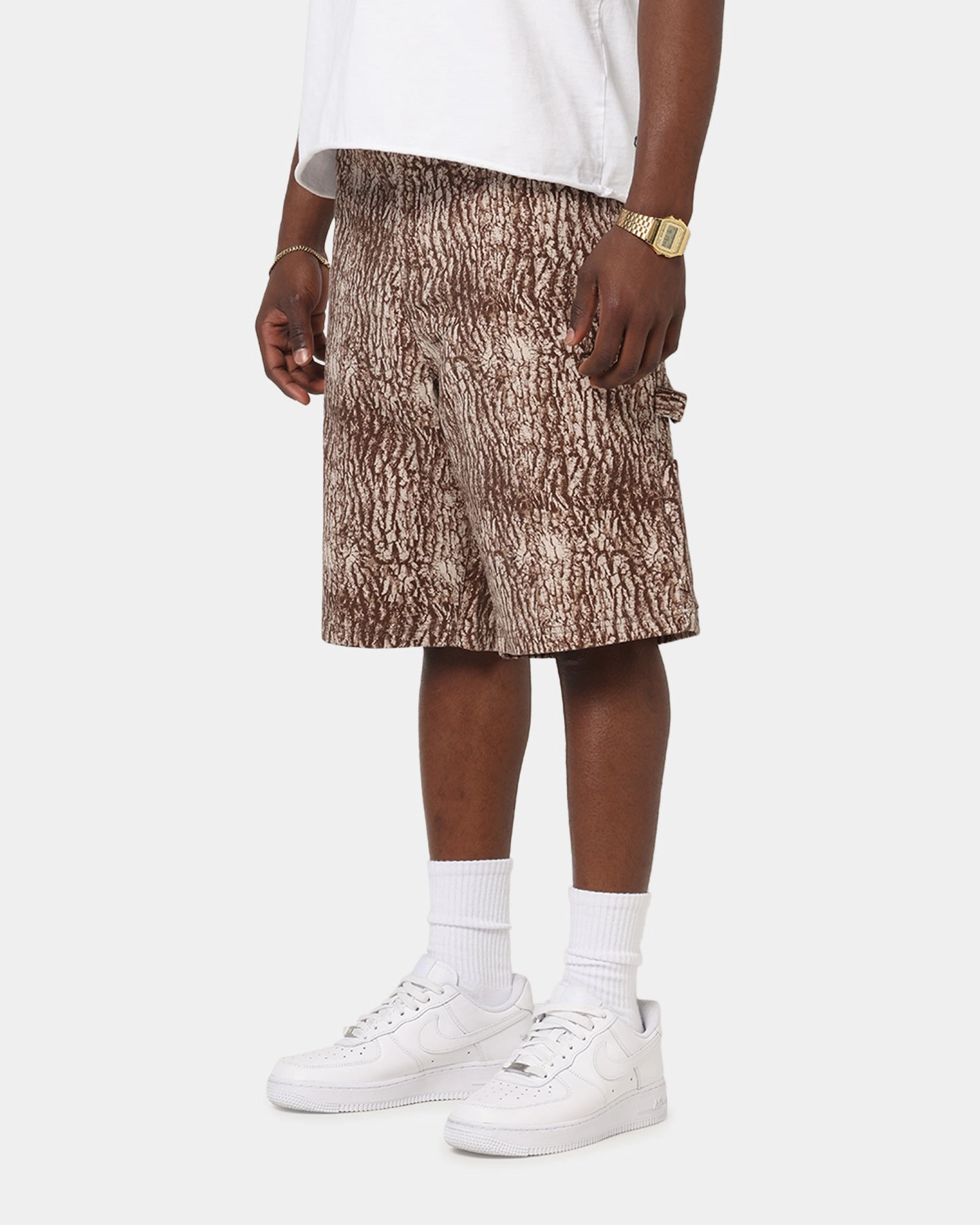 Back pockets Carre Carpenter Jorts Tree Bark