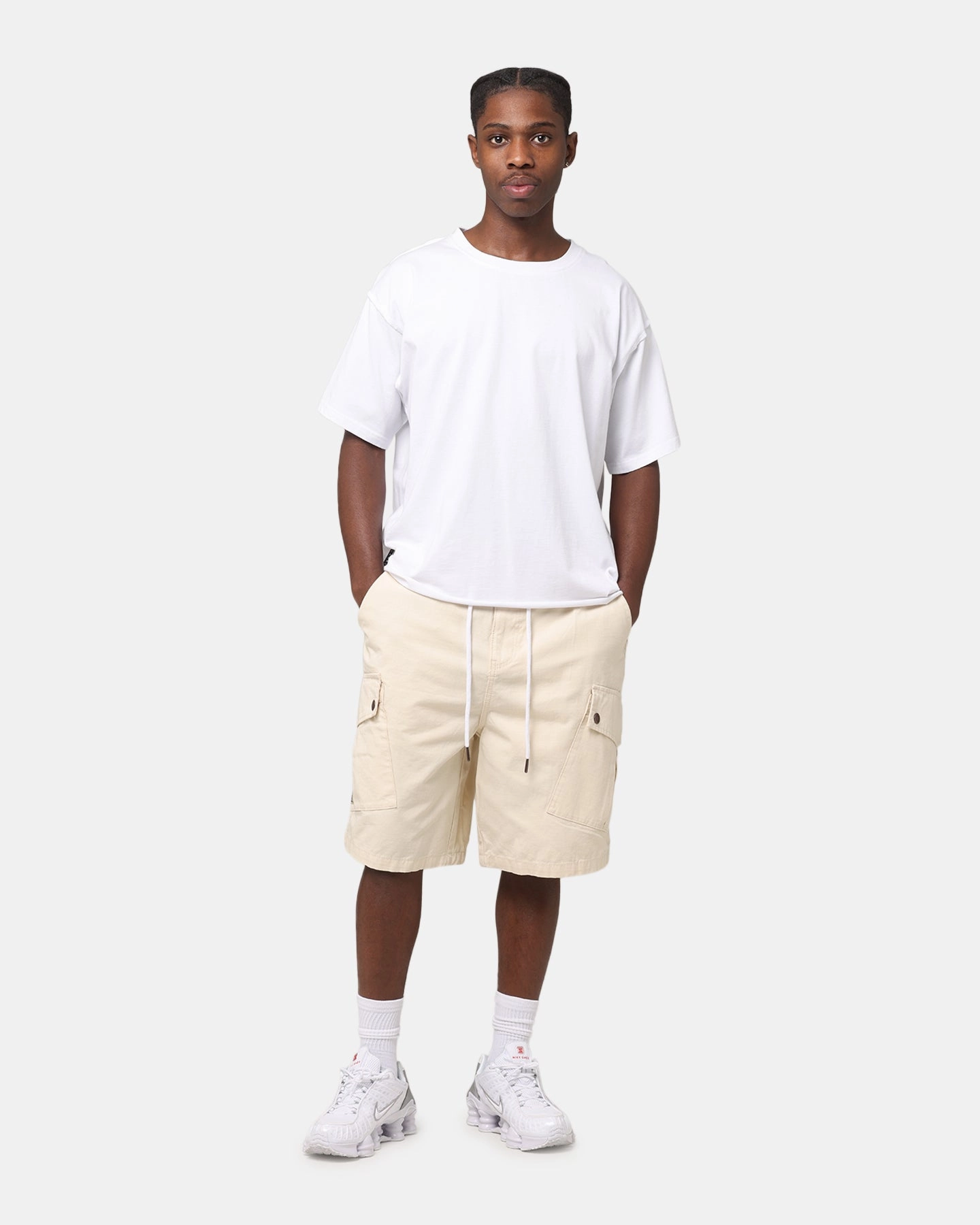 Carre Quality Cargo Shorts Stone Cycling shorts Light Stretch