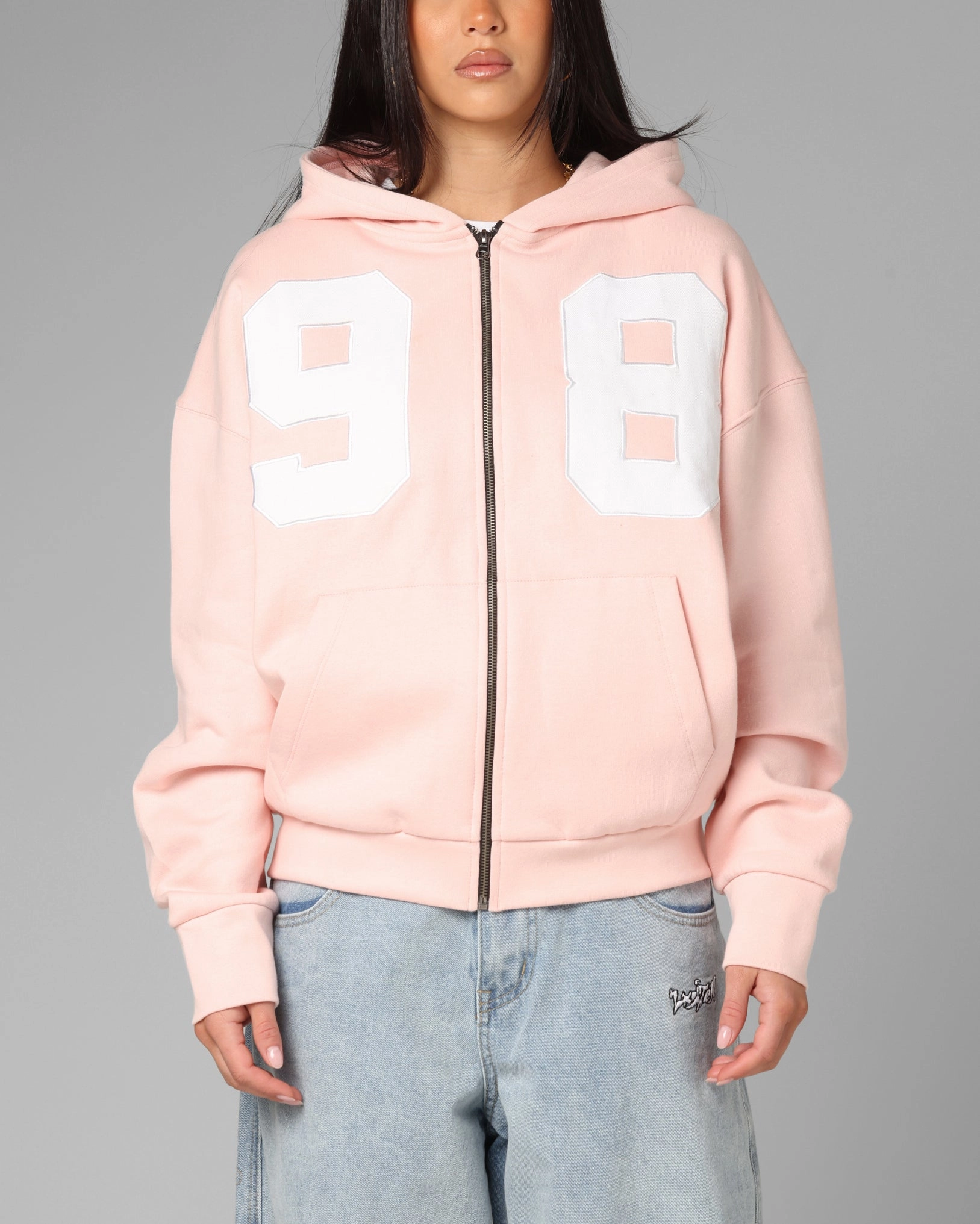 Solution Collectible Loiter Cosmos Zip Hoodie Pink