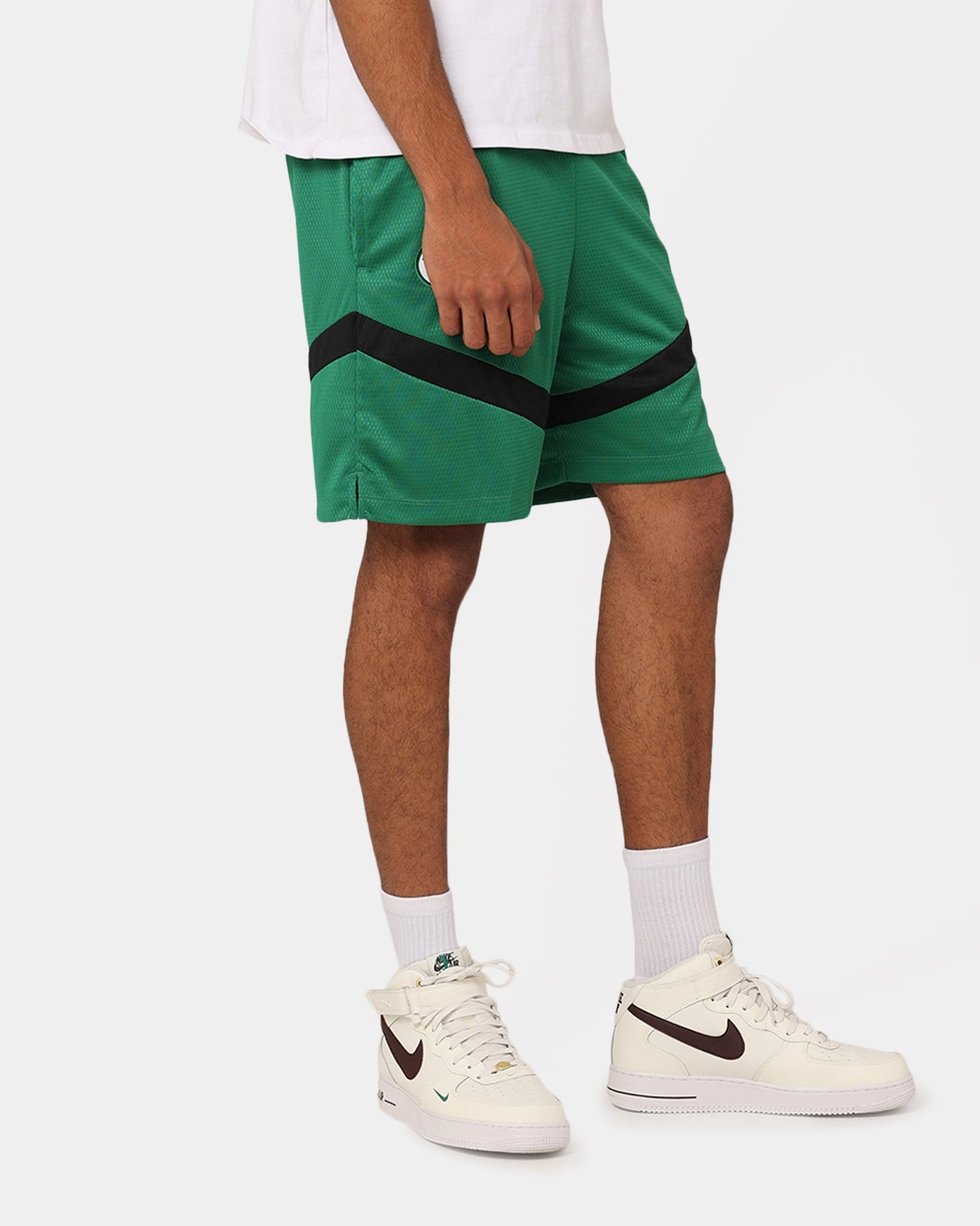 Simple Cut Nike Boston Celtics Dri-FIT Practice Icon  Shorts Clover/Black
