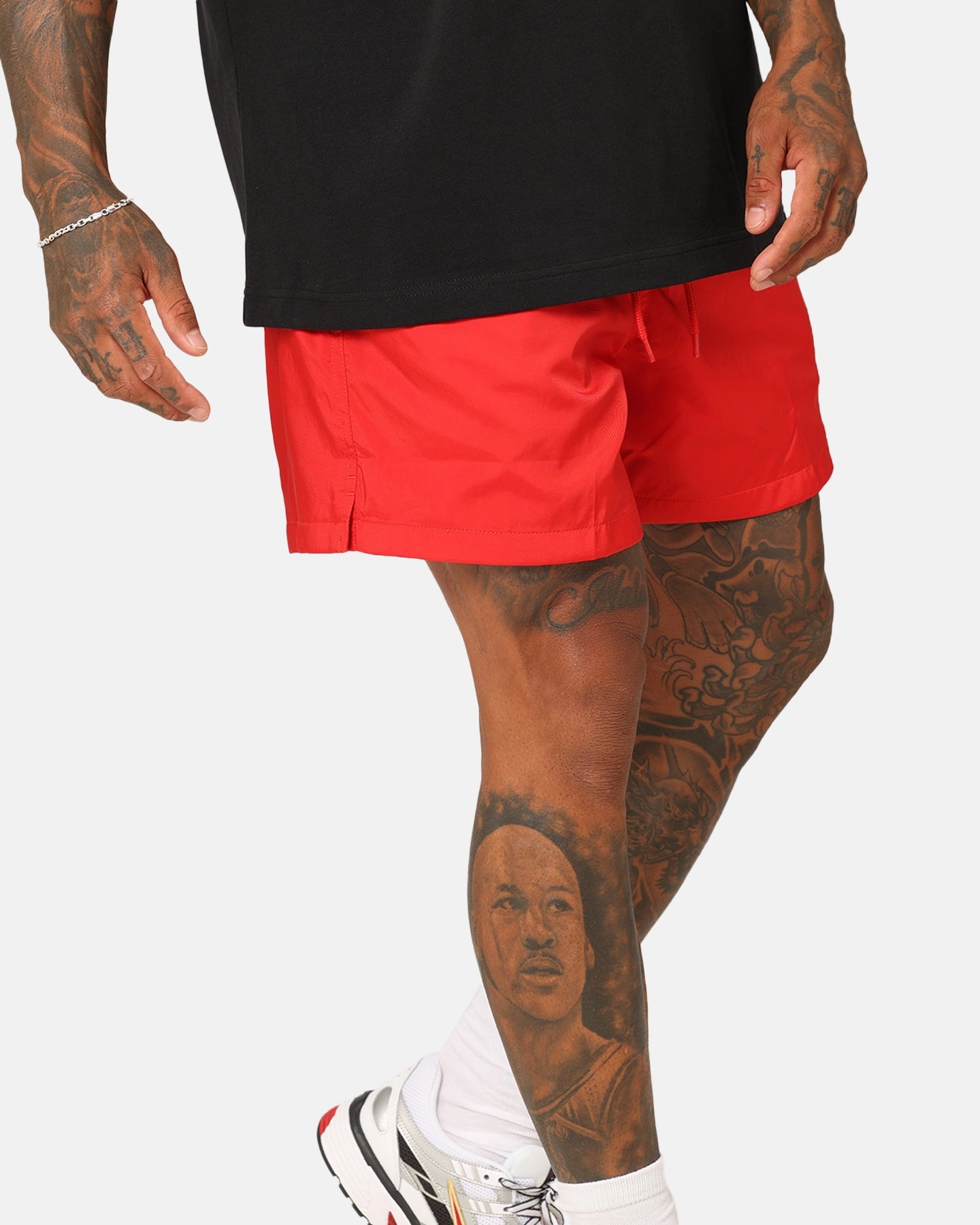 Nike Club Flow Shorts University Red Chafe Resistant Lining