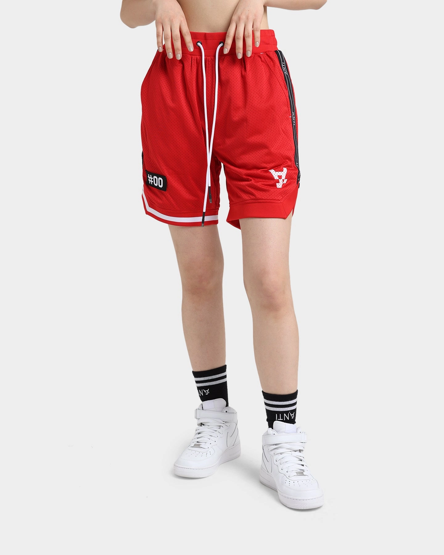 The Anti Order Off Season Basketball Shorts Red/White Pajamas