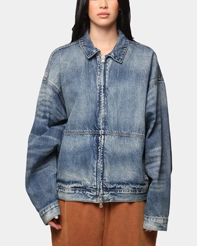 Glamour MNML Denim Choir Coat Vintage Blue