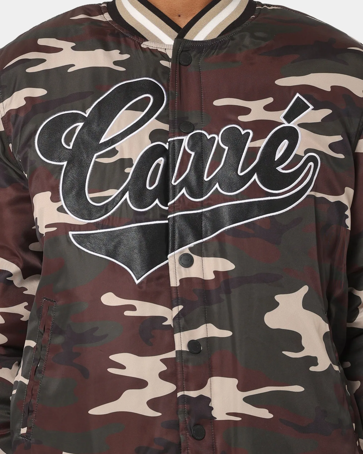BondedFabric Street Style Carr?? PDB Varsity Jacket Camo