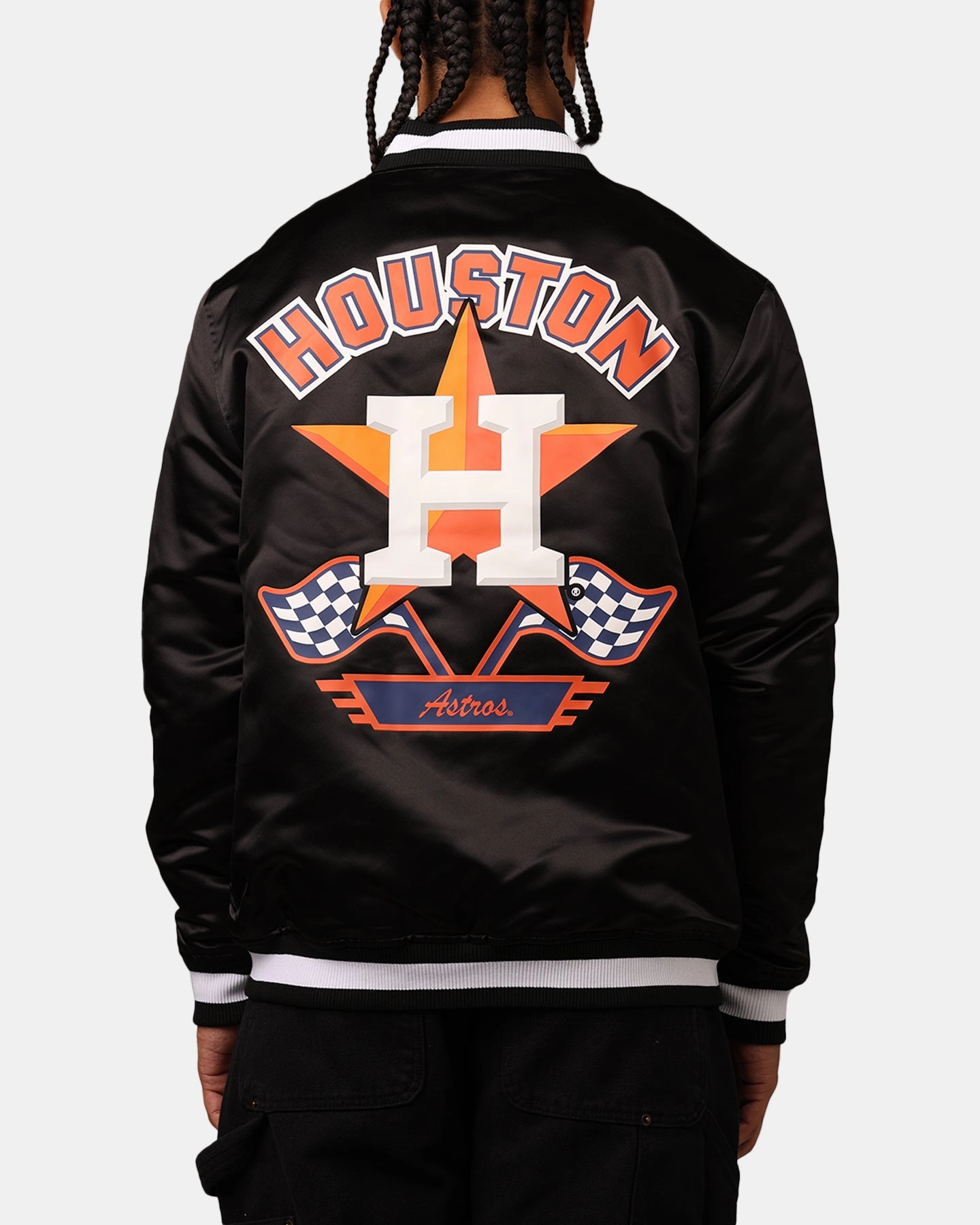 Road Trip New Era Houston Astros 2024 Rally Drive Jacket Black/White