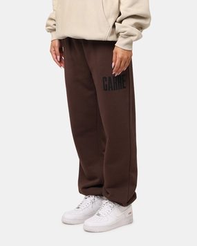 Carre Premium Essentials Track Pant Chocolate Easy Care Fabric Finish