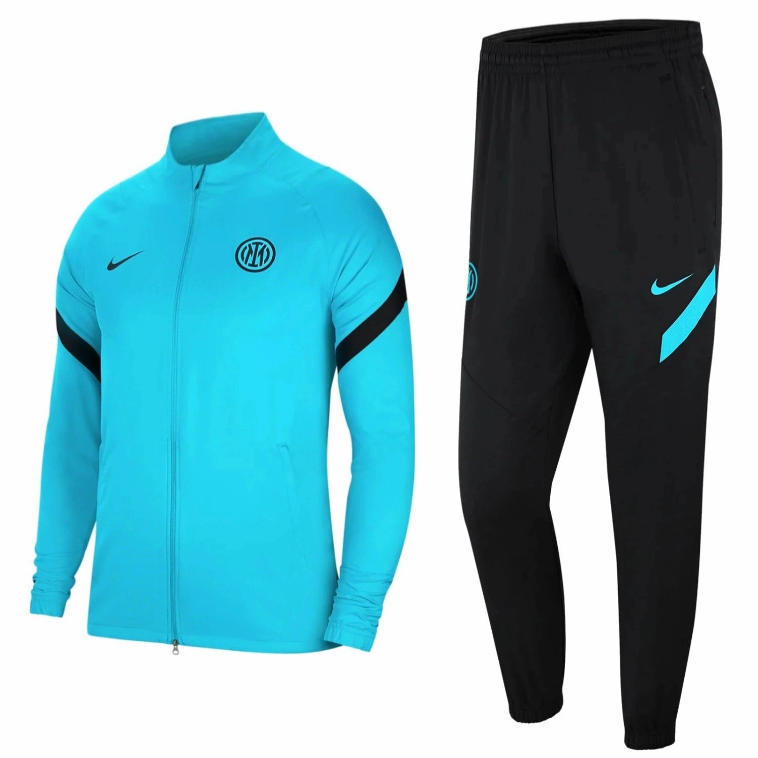 Kids - Inter Milan training presentation Soccer tracksuit 2021/22 - Nike Flexible Cuffs stretchability