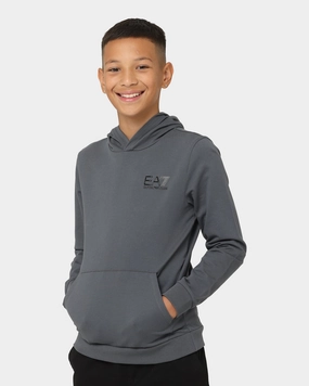 EA7 Emporio Armani Kids' Hoodie Iron Gate Travel Ease