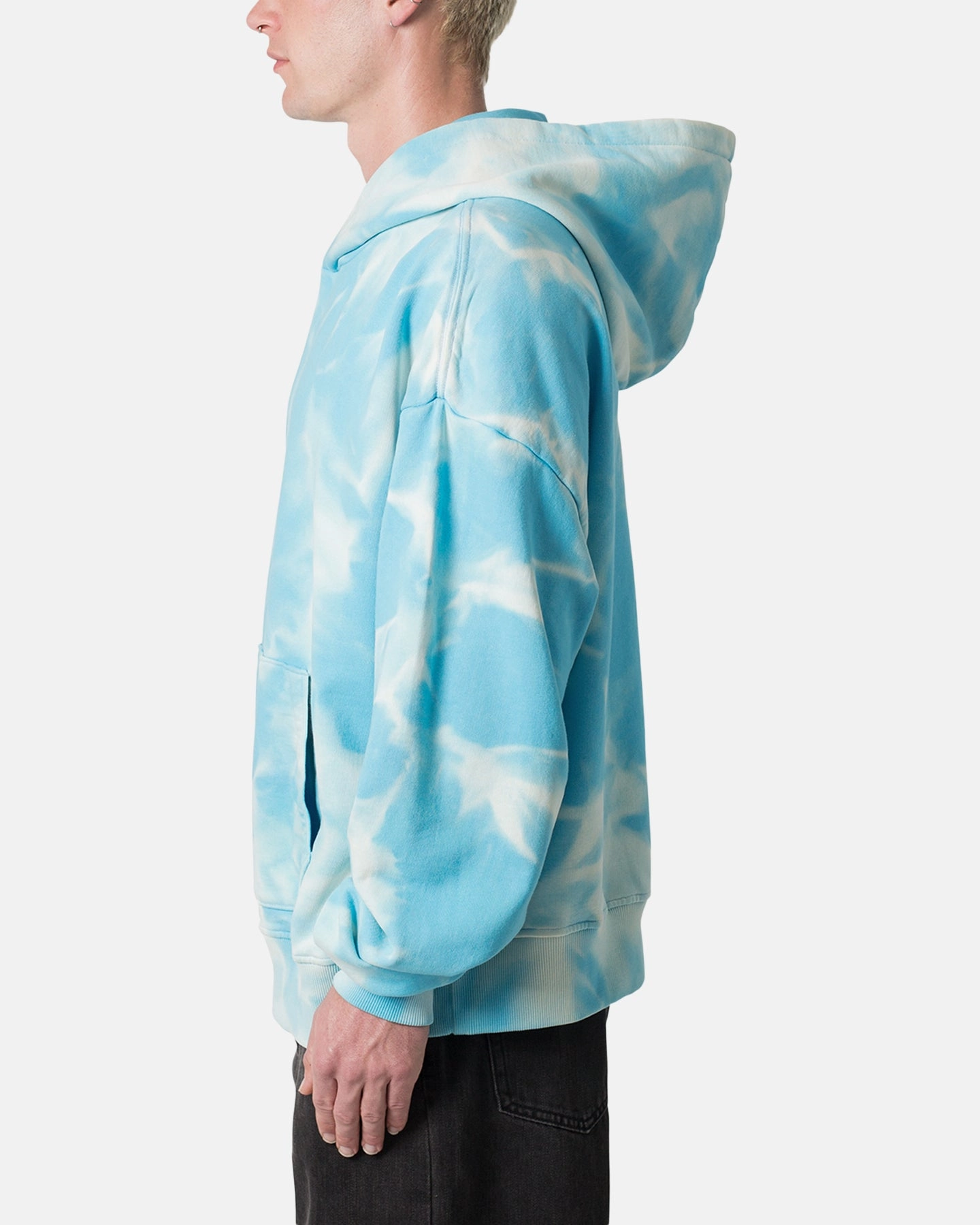 Skiing Bohemian MNML Plur Hoodie Blue