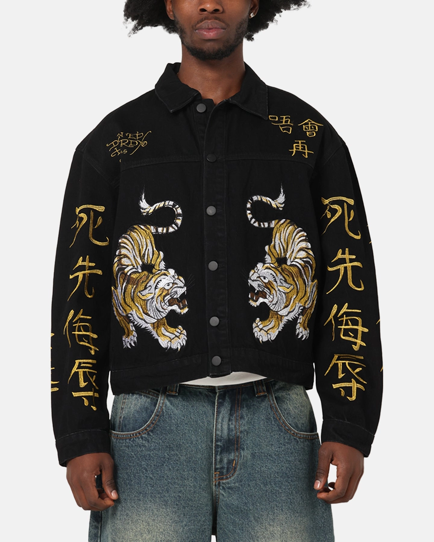 Tactile Response Fabric Ed Hardy Never Again Jacket Black