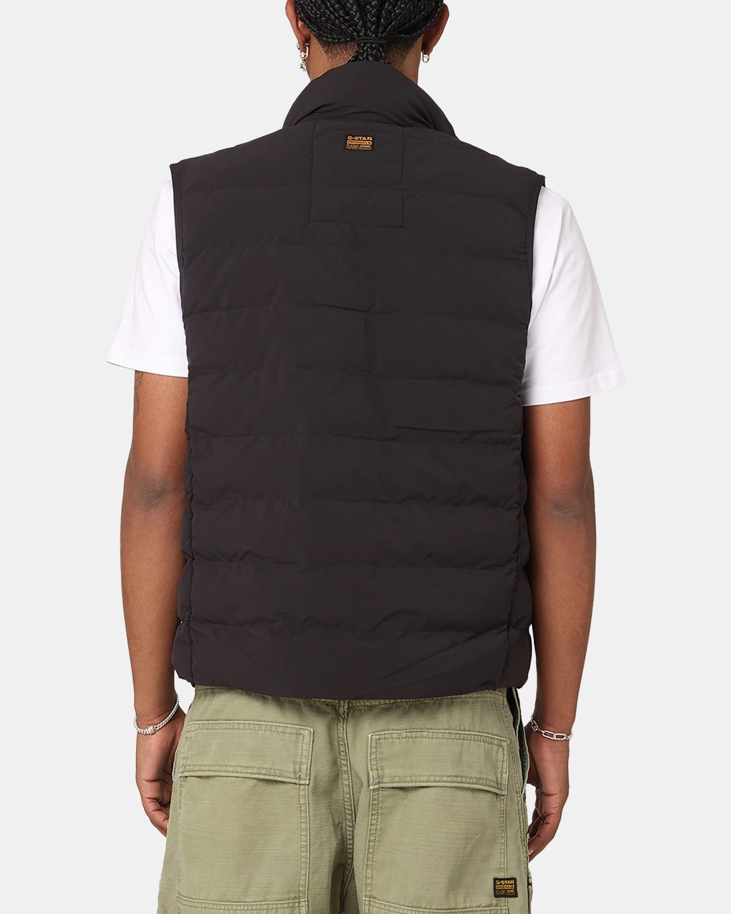 Rugged Layering G-Star Foundation Liner Vest Dark Black