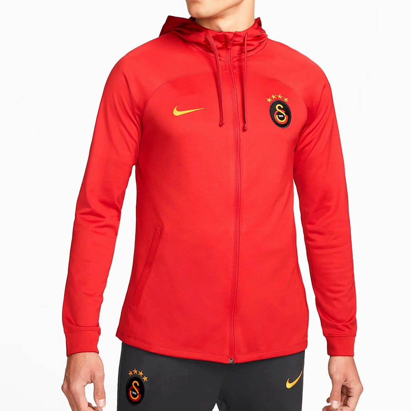 Galatasaray SK hooded training presentation tracksuit 2022/23 - Nike Stylish Wrinkle recovery