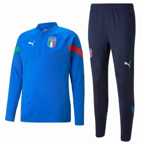 Italy national team technical training Soccer tracksuit 2022/23 - Puma AbrasionResistant Reinforced Zones Active Look