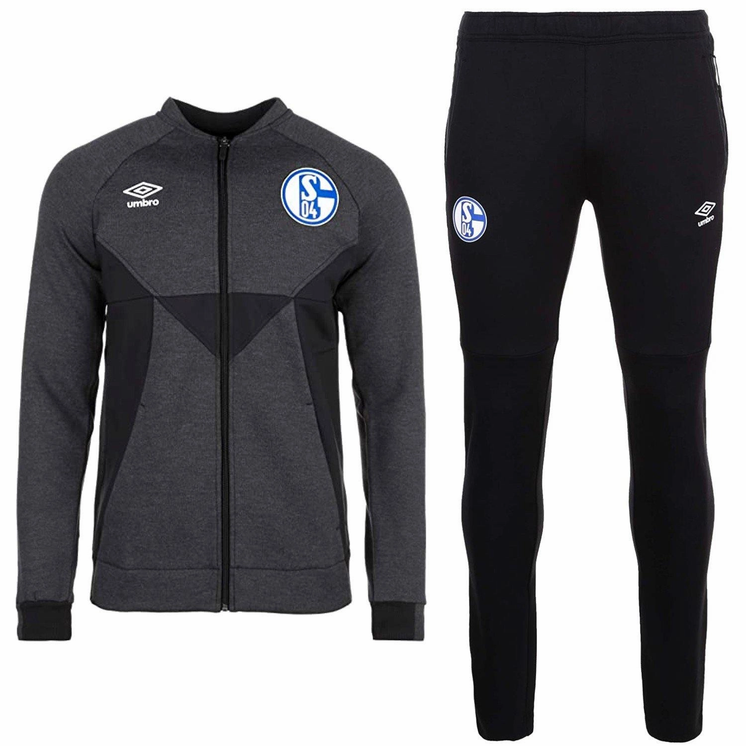 Schalke 04 training presentation Soccer tracksuit 2019/20 - Umbro Allergy-friendly Strap