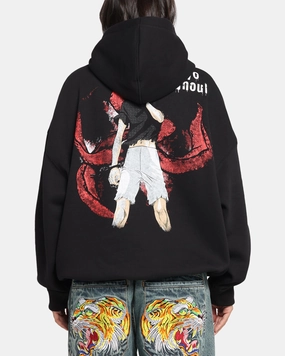 Machine washable Goat Crew X Tokyo Ghoul Kaneki Premium Hoodie Black