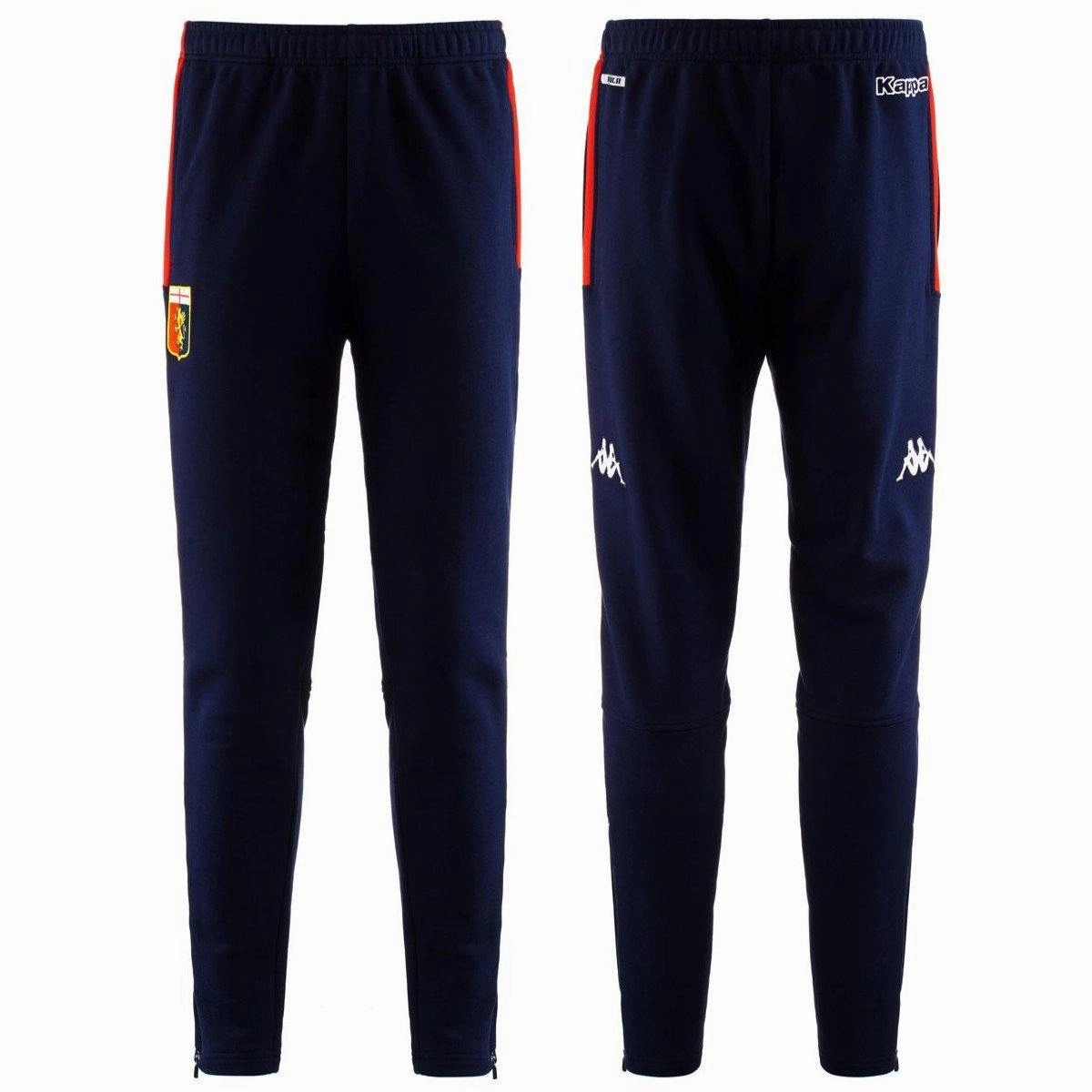 Genoa CFC green/blue hooded presentation soccer tracksuit 2019/20 - Kappa connected
