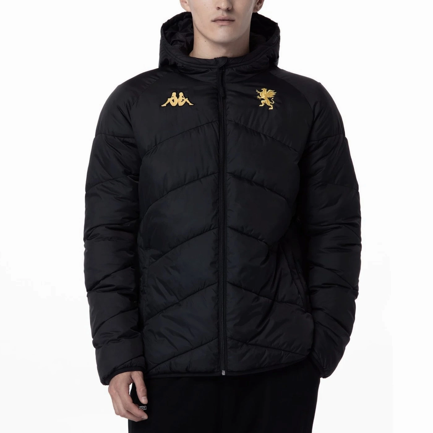 Genoa CFC soccer presentation bomber jacket 2024/25 - Kappa AntiChafe Design Outdoor Activewear