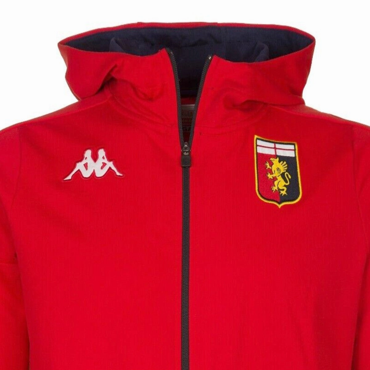 Hooded Genoa CFC Soccer training presentation hooded jacket 2021 - Kappa