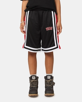 Sandals Fubu College Mesh Shorts Black/Red/White