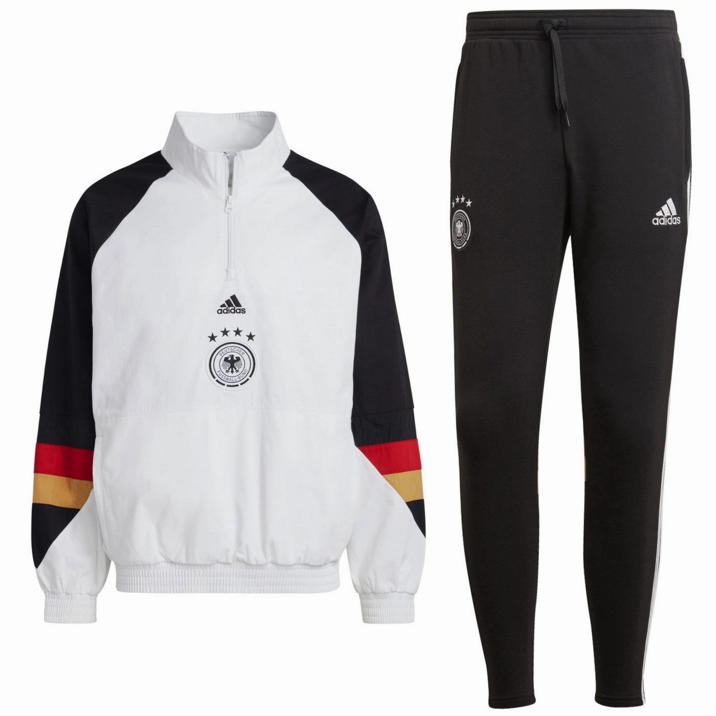 Germany Icon fans presentation Soccer tracksuit 2022/23 - Adidas Oil