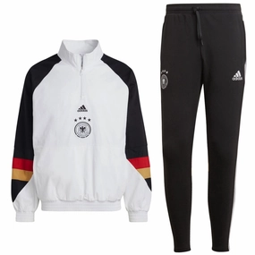 Germany Icon fans presentation Soccer tracksuit 2022/23 - Adidas Oil