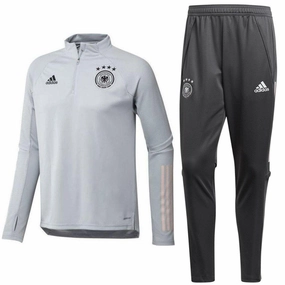 Germany light grey training technical Soccer tracksuit 2020 - Adidas dirt-resistant