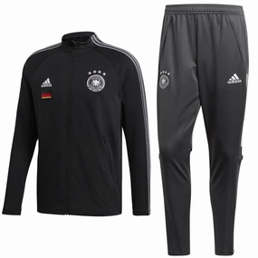 FadeResistant Color AntiSlip Grip Germany pre-match presentation Soccer tracksuit 2020/21 - Adidas