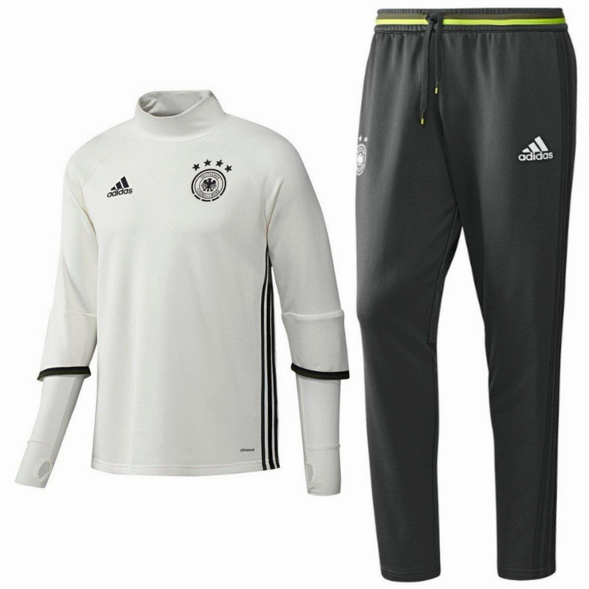Adjustable Hem GridKnit Structure Germany Training Technical Soccer Tracksuit Euro 2016 - Adidas