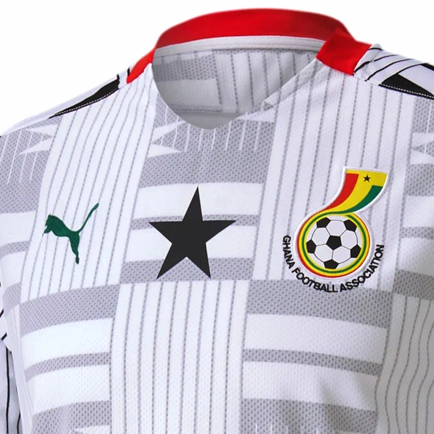Layering Options Exchange Ghana national team Home soccer jersey 2021/22 - Puma