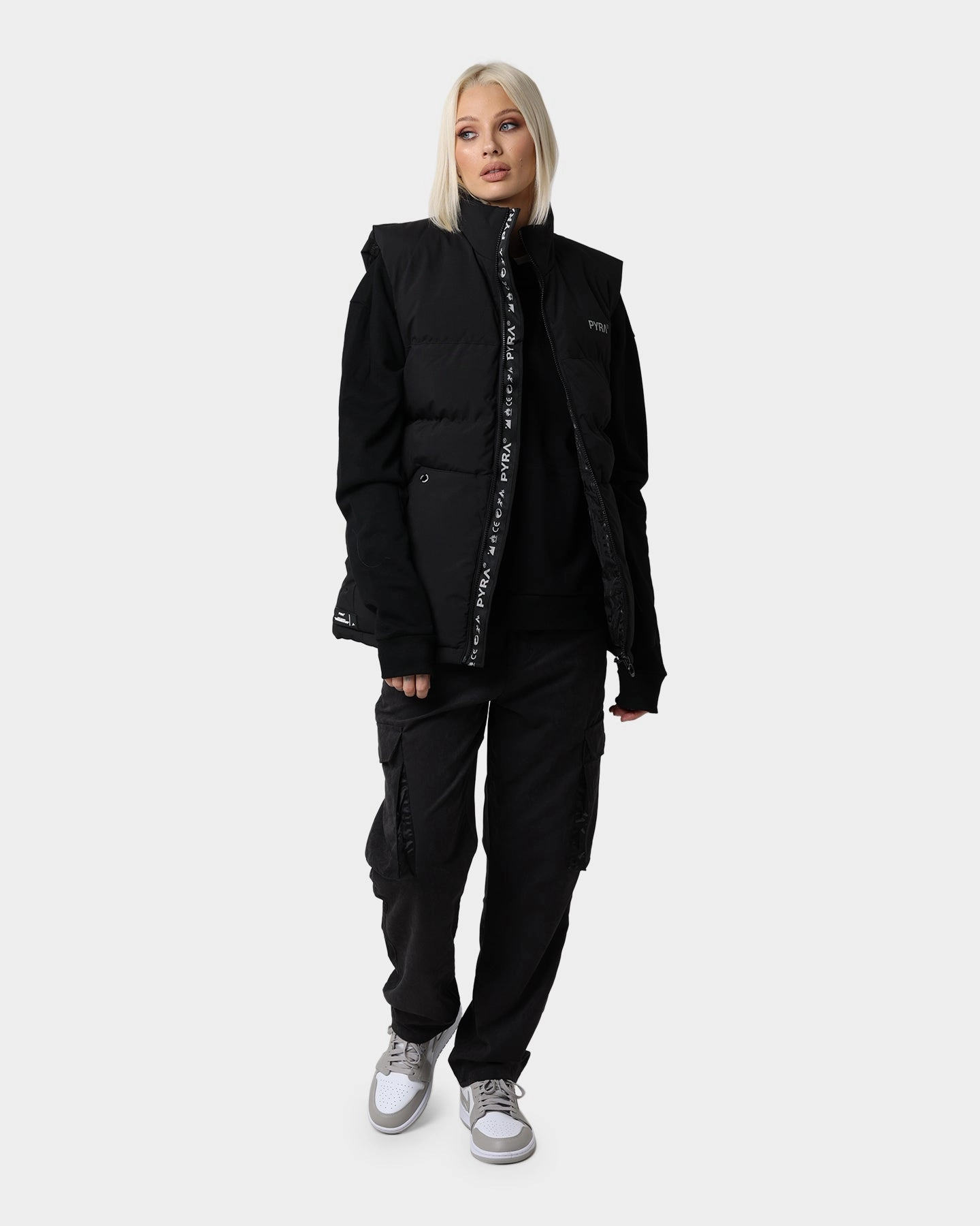 Business Meeting PYRA Sleeveless Puffa Vest Black