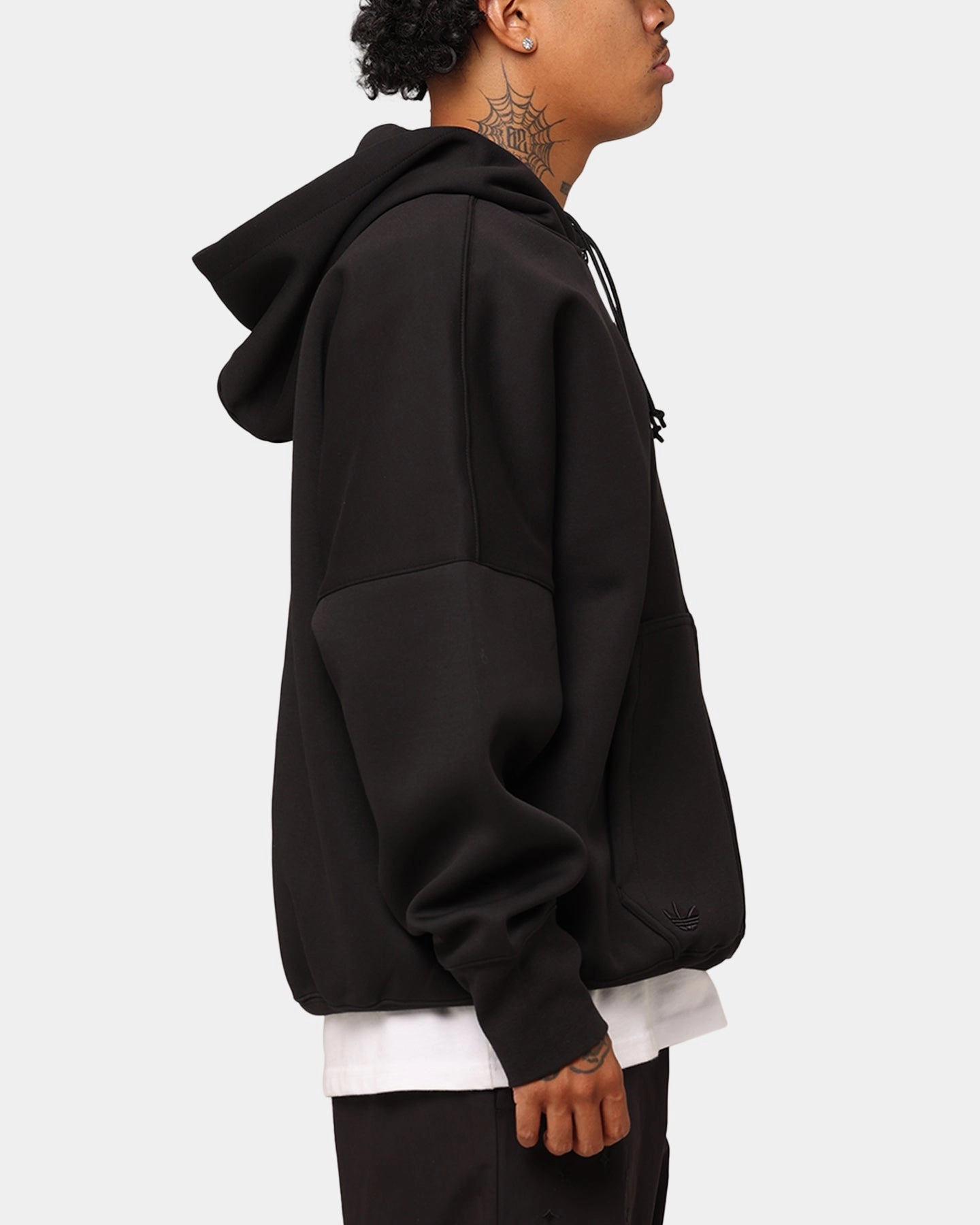 Adidas Street Neuclassics Full-Zip Hoodie Black Round-neck