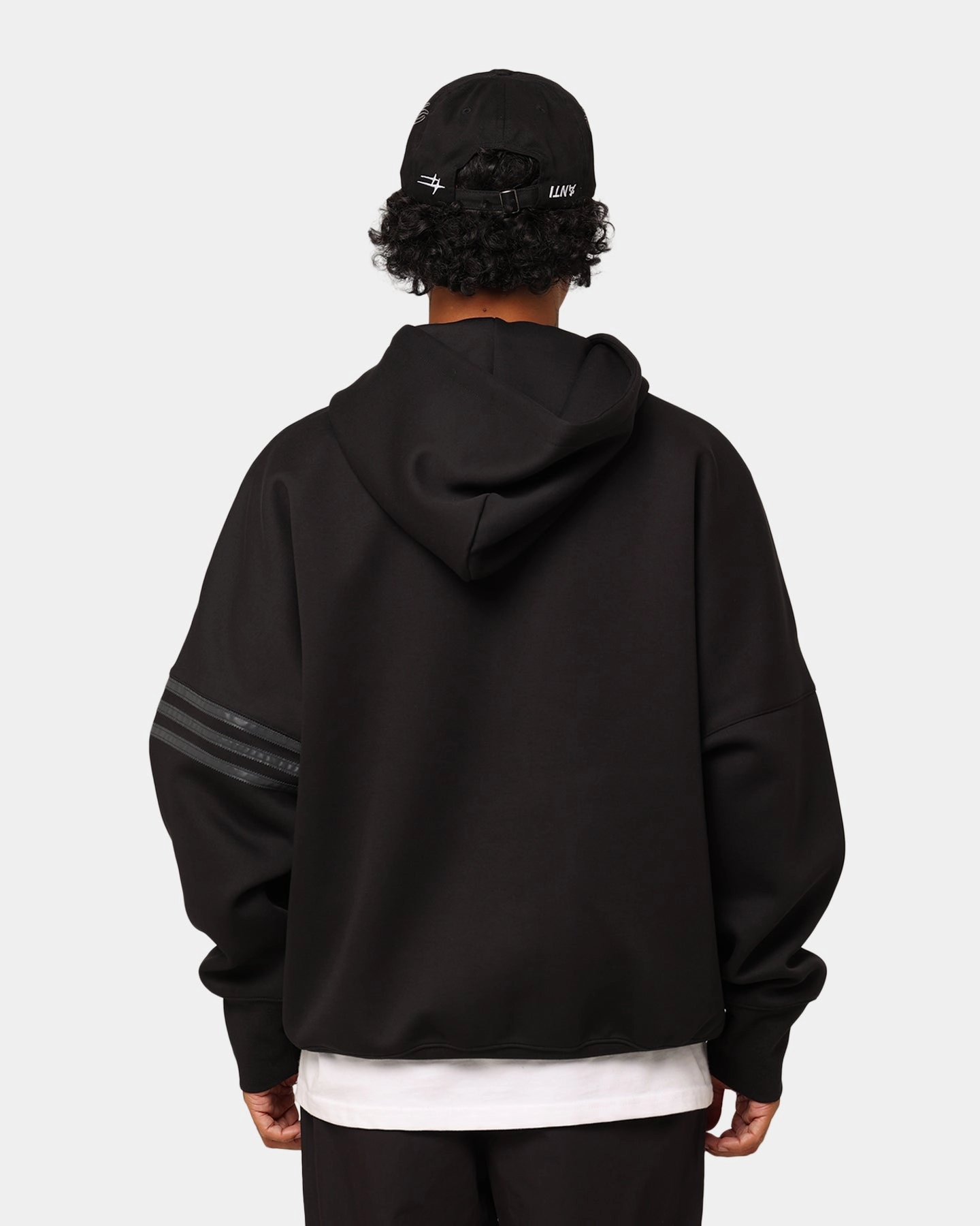 Fade Resistant Adidas Street Neuclassics Full-Zip Hoodie Black