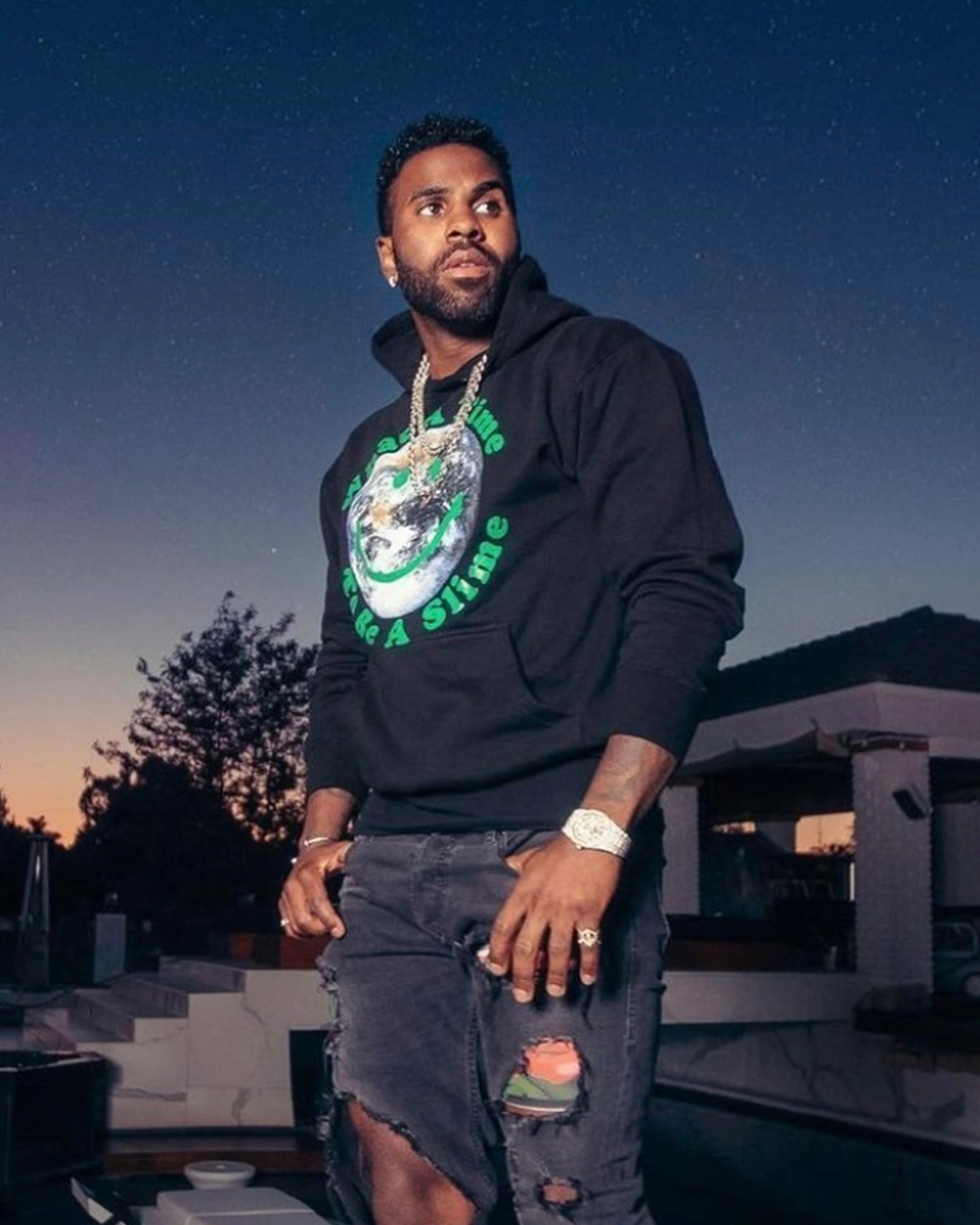 Los Angeles RadYo! What A Time To Be a Slime Hoodie Black Signal Suitable for team sports