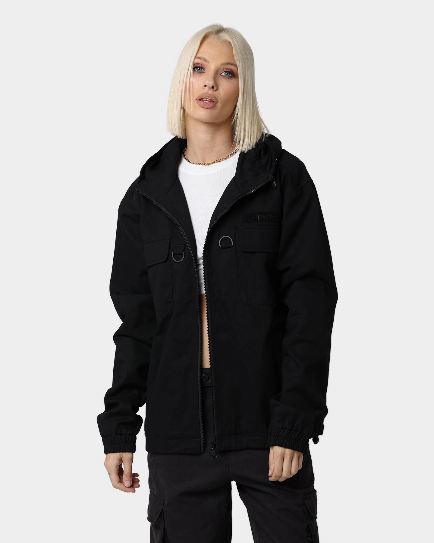 festival - goers Formal Event PYRA Soho Cargo Jacket Black