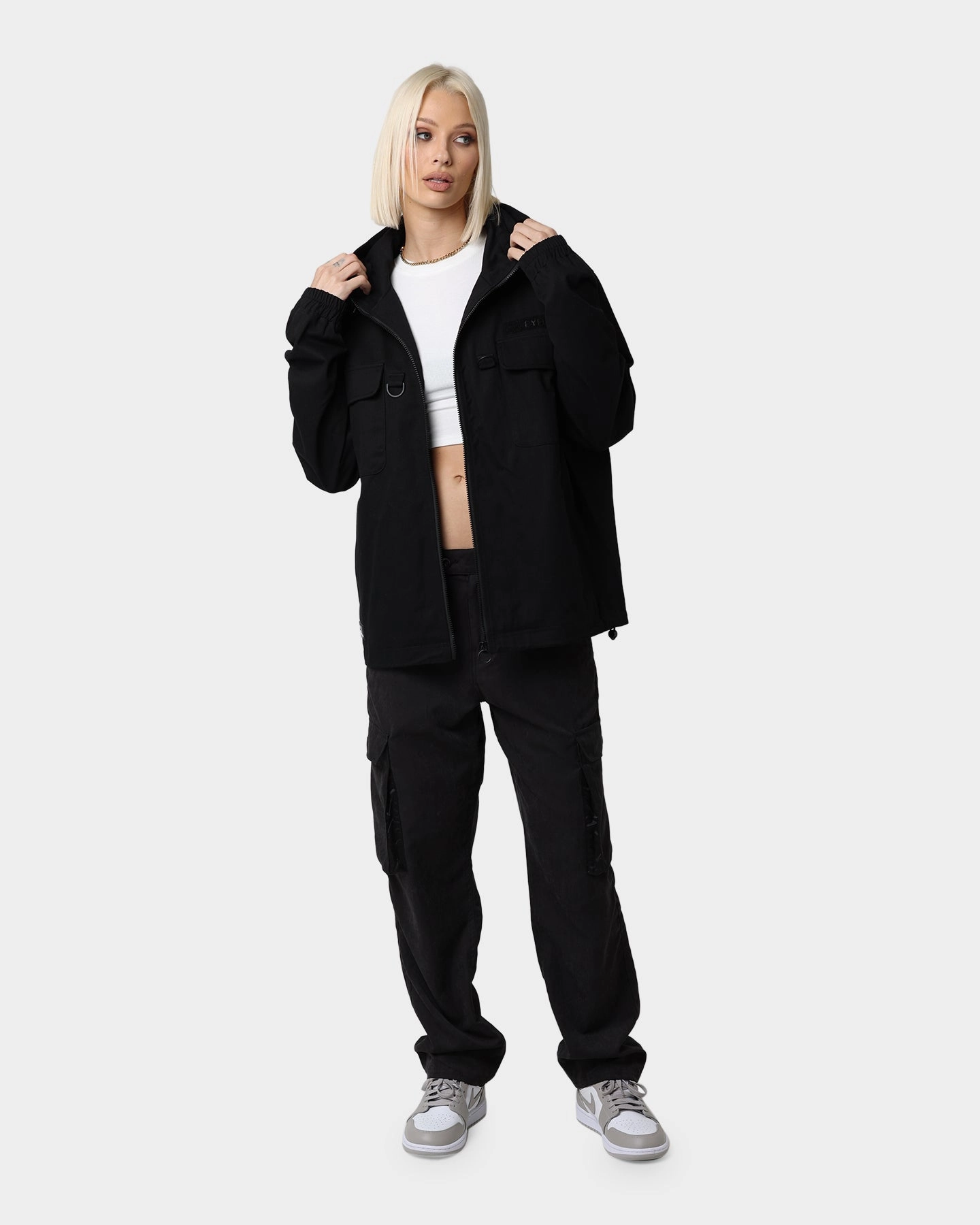 PYRA Soho Cargo Jacket Black OversizedFit