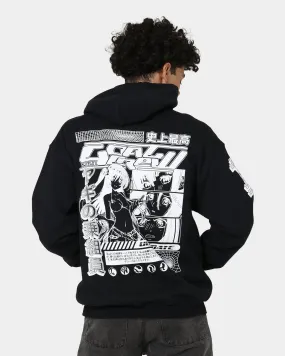 Stylish Protection Goat Crew Anime Hoodie Black