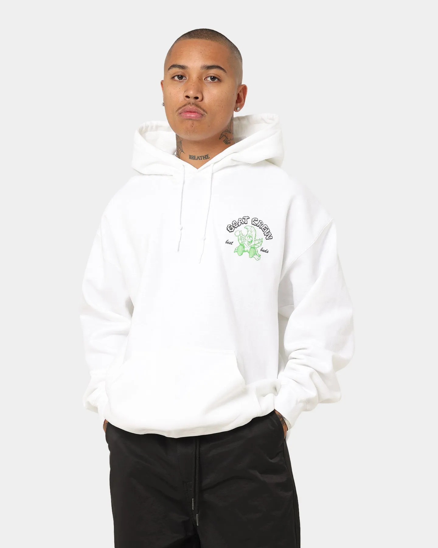Goat Crew Best Buds Hoodie White Envision