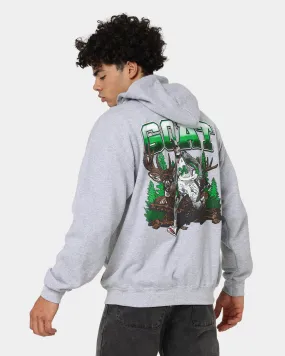 performance day Goat Crew Buck Hunter Hoodie Grey