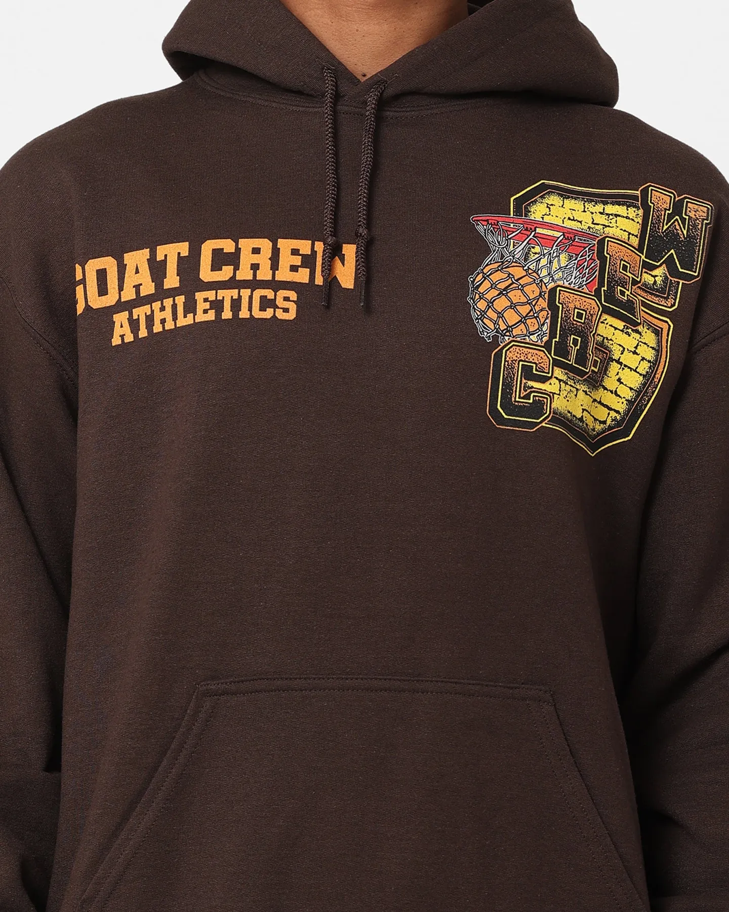 library Diploma Goat Crew G.Crew Athletics Hoodie Brown