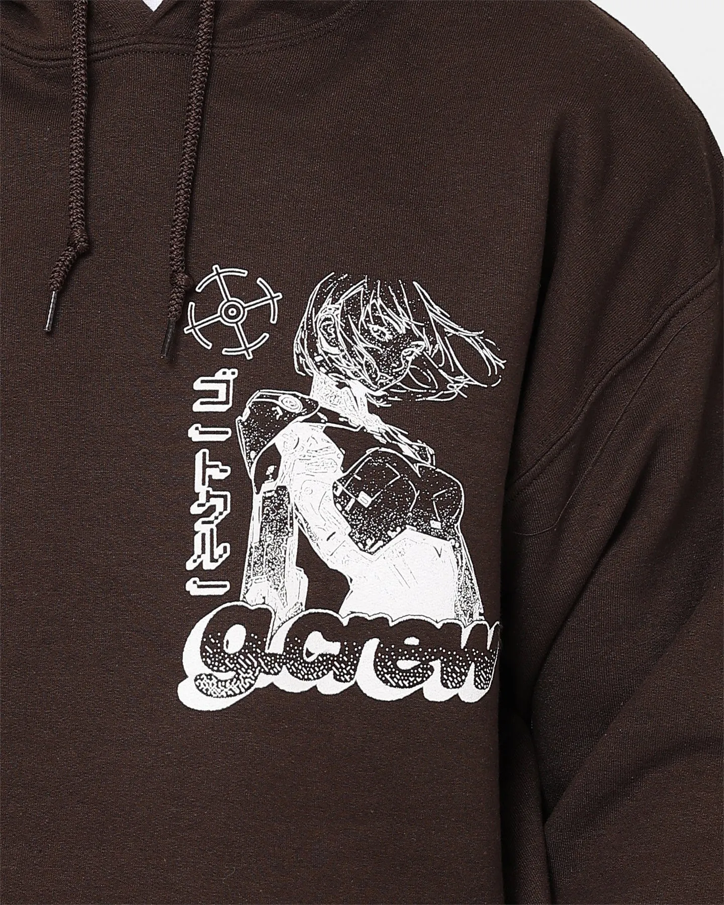 Goat Crew G.Crew Girl Hoodie Brown Hooded style Sporty Design