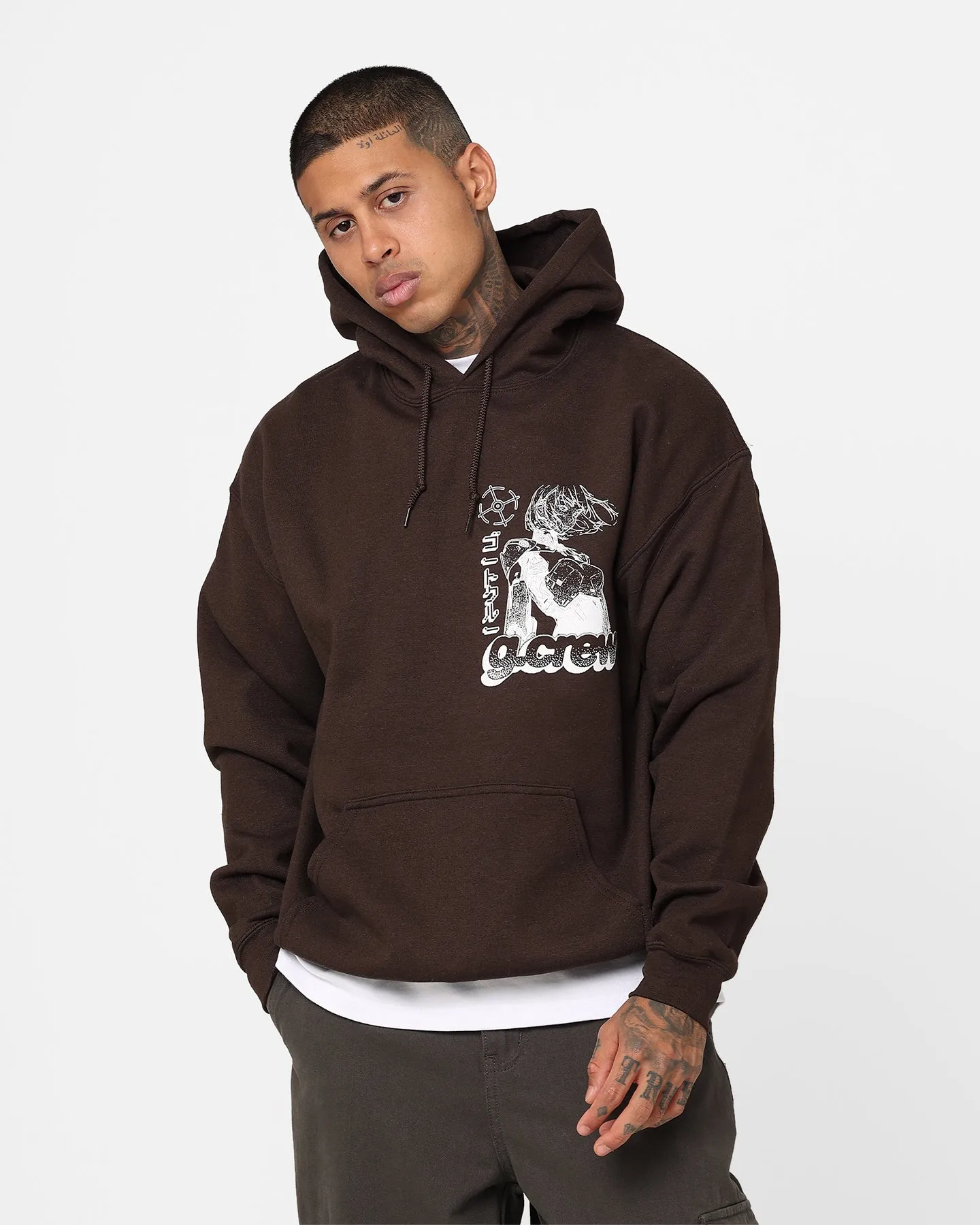Goat Crew G.Crew Girl Hoodie Brown Excellence